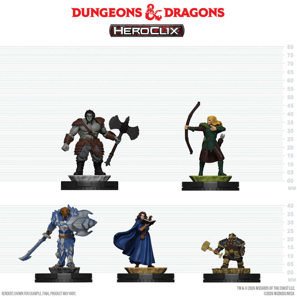 PRE-ORDER - Dungeons & Dragons HeroClix: Series One Booster Brick