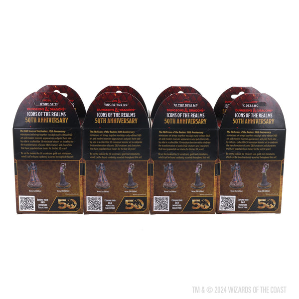 Dungeons & Dragons Icons of the Realms 50th Anniversary Booster Brick Dungeons & Dragons Icons of the Realms 50th Anniversary Booster Brick
