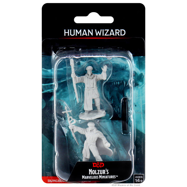D&D Nolzur's Marvelous Miniatures: Human Wizard Male – Shop