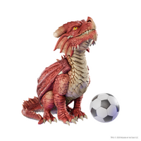BACK-ORDER - D&D Replicas of the Realms: Red Dragon Wyrmling Foam Figure - 50th Anniversary