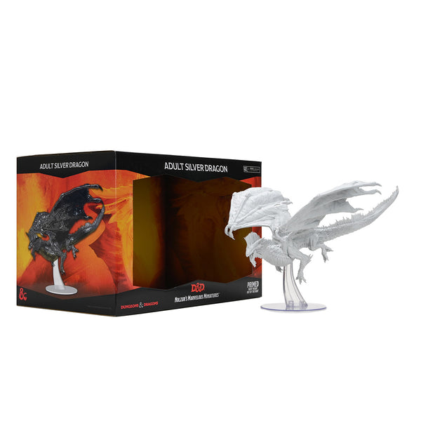 D&D Nolzur's Marvelous Miniatures: Adult Silver Dragon – Shop