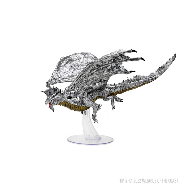 ゴ*シ様 AD&D メタルフィギュア 11-583 SILVER DRAGON D&D Icons of the Realms: Adult Silver Dragon