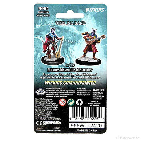 Miniatura D&amp;D Xarvir Barikdral &ndash; Tiefling Devil Dealer Bardo Rogue &ndash; DM Stash