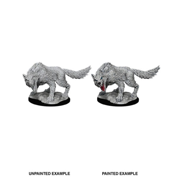 Fantasy Wolves Miniatures Set 28mm Scale - Non Verniciato Da - Foto 2