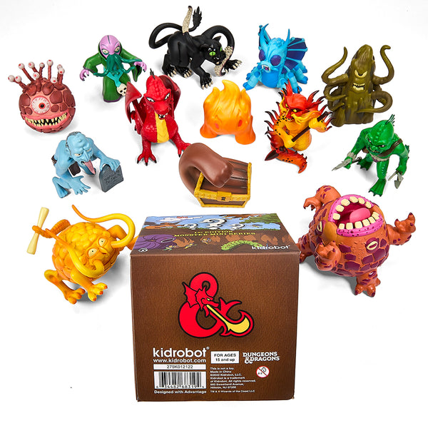 Dungeons & Dragons 3 Vinyl Minis - Monster Series 2: D&D 1st Edition -  Kidrobot