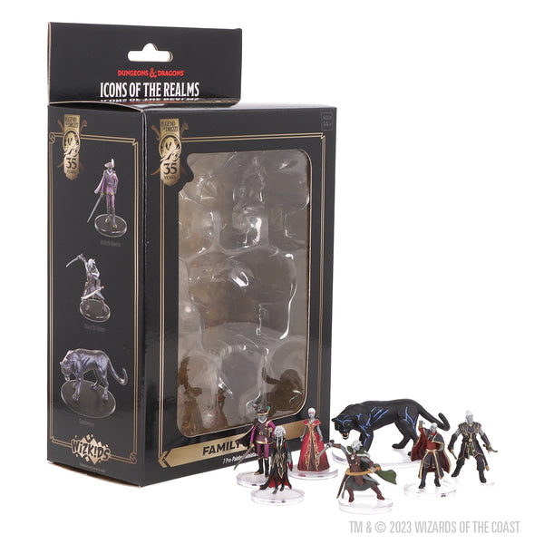 D&D フィギュア ２４体セット DUNGEONS & DRAGONS D&D The Legend of Drizzt 35th Anniversary - Family & Foes Boxed