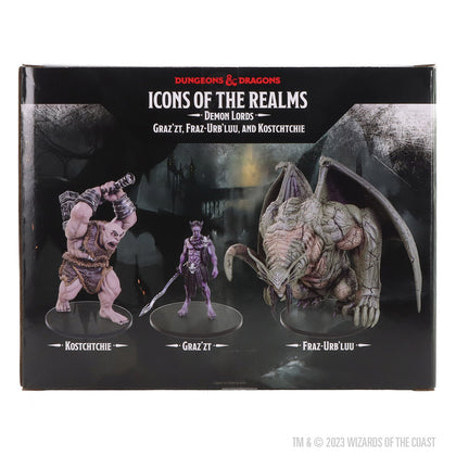 D&D Icons of the Realms: Demon Lords - Graz'zt, Fraz Urb'luu, and Kostchtchie - 1