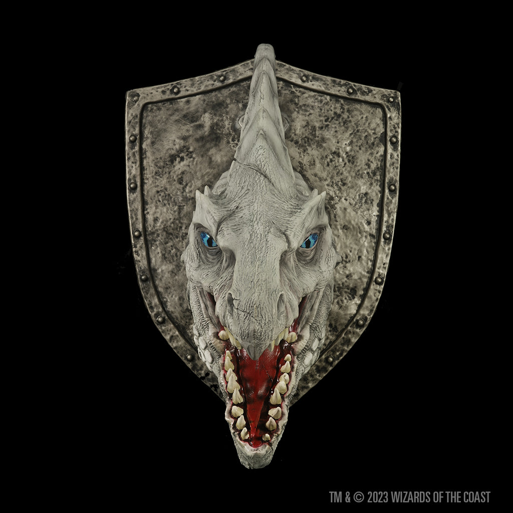 D&D Replicas of the Realms: White Dragon Trophy Plaque
