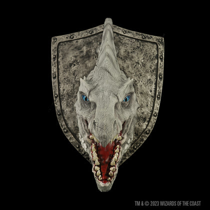 D&D Replicas of the Realms: White Dragon Trophy Plaque - 1