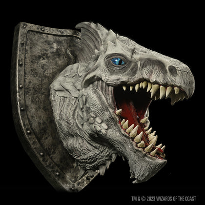 D&D Replicas of the Realms: White Dragon Trophy Plaque - 2