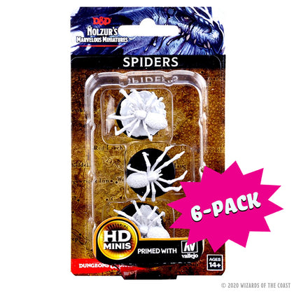 D&D Nolzur's Marvelous Miniatures - Spiders (Bundle of 6) - Shop Dungeon & Dragons powered by WizKids
