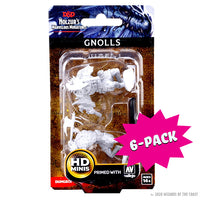 D&D Nolzur’s Marvelous Miniatures: Gnolls (Bundle of 6)