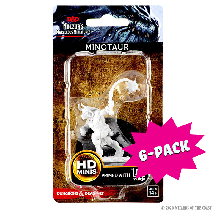 D&D Nolzur’s Marvelous Miniatures: Minotaur (Bundle of 6)