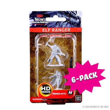 D&D Nolzur’s Marvelous Miniatures: Elf Male Ranger (Bundle of 6) - Shop Dungeon & Dragons powered by WizKids