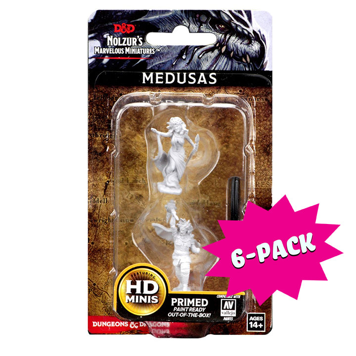 D&D Nolzur's Marvelous Miniatures: Medusas (Bundle of 6)