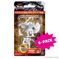 D&D Nolzur's Marvelous Miniatures: Dragonborn Male Fighter (Bundle of 6)