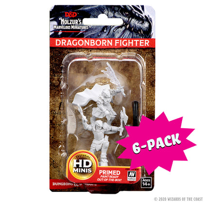 D&D Nolzur's Marvelous Miniatures: Dragonborn Female Fighter (Bundle of 6) - Shop Dungeon & Dragons powered by WizKids