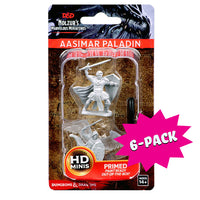 D&D Nolzur's Marvelous Miniatures: Aasimar Male Paladin (Bundle of 6)