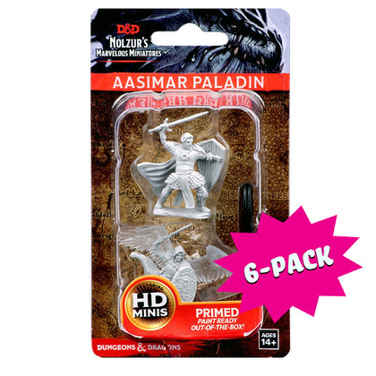 D&D Nolzur's Marvelous Miniatures: Aasimar Male Paladin (Bundle of 6) - Shop Dungeon & Dragons powered by WizKids