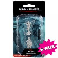 D&D Nolzur’s Marvelous Miniatures:  Female Human Fighter (Bundle of 6)