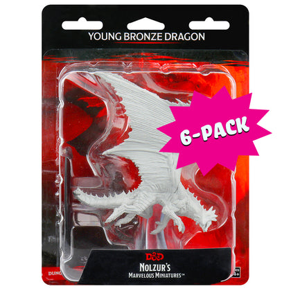 D&D Nolzur's Marvelous Miniatures: Young Bronze Dragon (Bundle of 6) - Shop Dungeon & Dragons powered by WizKids