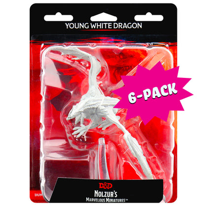 D&D Nolzur's Marvelous Miniatures: Young White Dragon (Bundle of 6) - Shop Dungeon & Dragons powered by WizKids