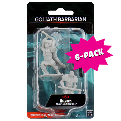 D&D Nolzur's Marvelous Miniatures - Male Goliath Barbarian (Bundle of 6) - Shop Dungeon & Dragons powered by WizKids