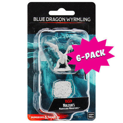 D&D Nolzur's Marvelous Miniatures - Blue Dragon Wyrmling (Bundle of 6) - Shop Dungeon & Dragons powered by WizKids