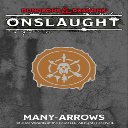 Dungeons & Dragons: Onslaught Faction Pin - Many Arrows - 1
