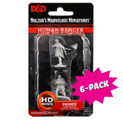 D&D Nolzur's Marvelous Miniatures - Female Human Ranger (Bundle of 6)