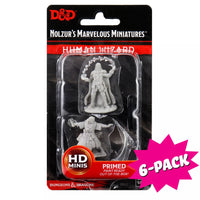 D&D Nolzur’s Marvelous Miniatures: Male Human Wizard  (Bundle of 6)