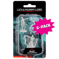 D&D Nolzur's Marvelous Miniatures - Lich & Mummy Lord (Bundle of 6)