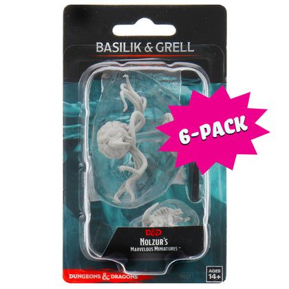 D&D Nolzur's Marvelous Miniatures - Grell & Basilisk (Bundle of 6) - Shop Dungeon & Dragons powered by WizKids