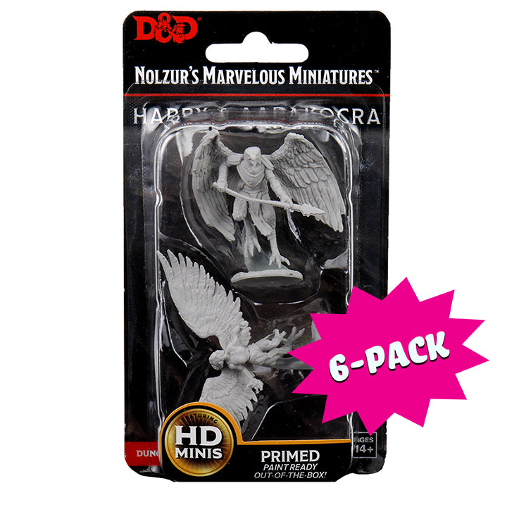 D&D Nolzur's Marvelous Miniatures - Harpy & Aarakocra (Bundle of 6)