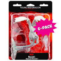 D&D Nolzur's Marvelous Miniatures: Young Red Dragon (Bundle of 6)