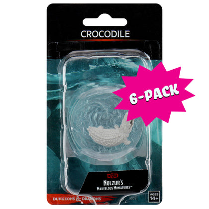 D&D Nolzur's Marvelous Miniatures - Crocodile (Bundle of 6) - Shop Dungeon & Dragons powered by WizKids