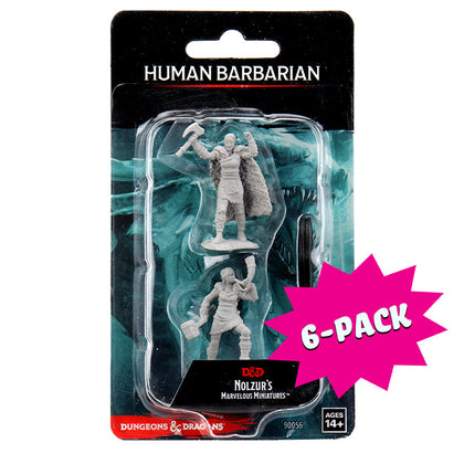 D&D Nolzur's Marvelous Miniatures - Female Human Barbarian (Bundle of 6) - Shop Dungeon & Dragons powered by WizKids
