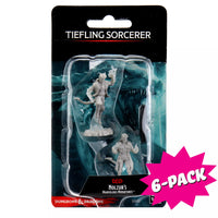 D&D Nolzur's Marvelous Miniatures: Male Tiefling Sorcerer (Bundle of 6)