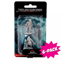D&D Nolzur's Marvelous Miniatures: Female Tiefling Sorcerer (Bundle of 6)
