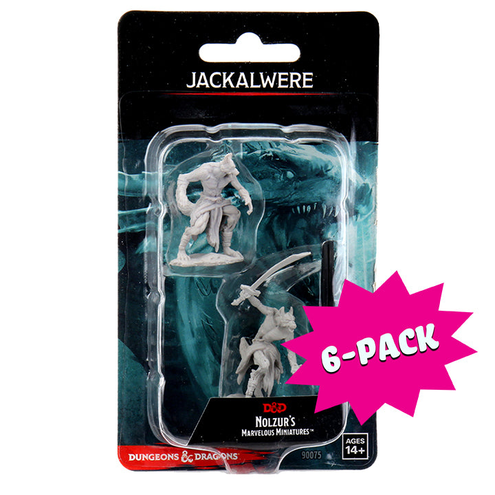 D&D Nolzur's Marvelous Miniatures - Jackalwere (Bundle of 6)