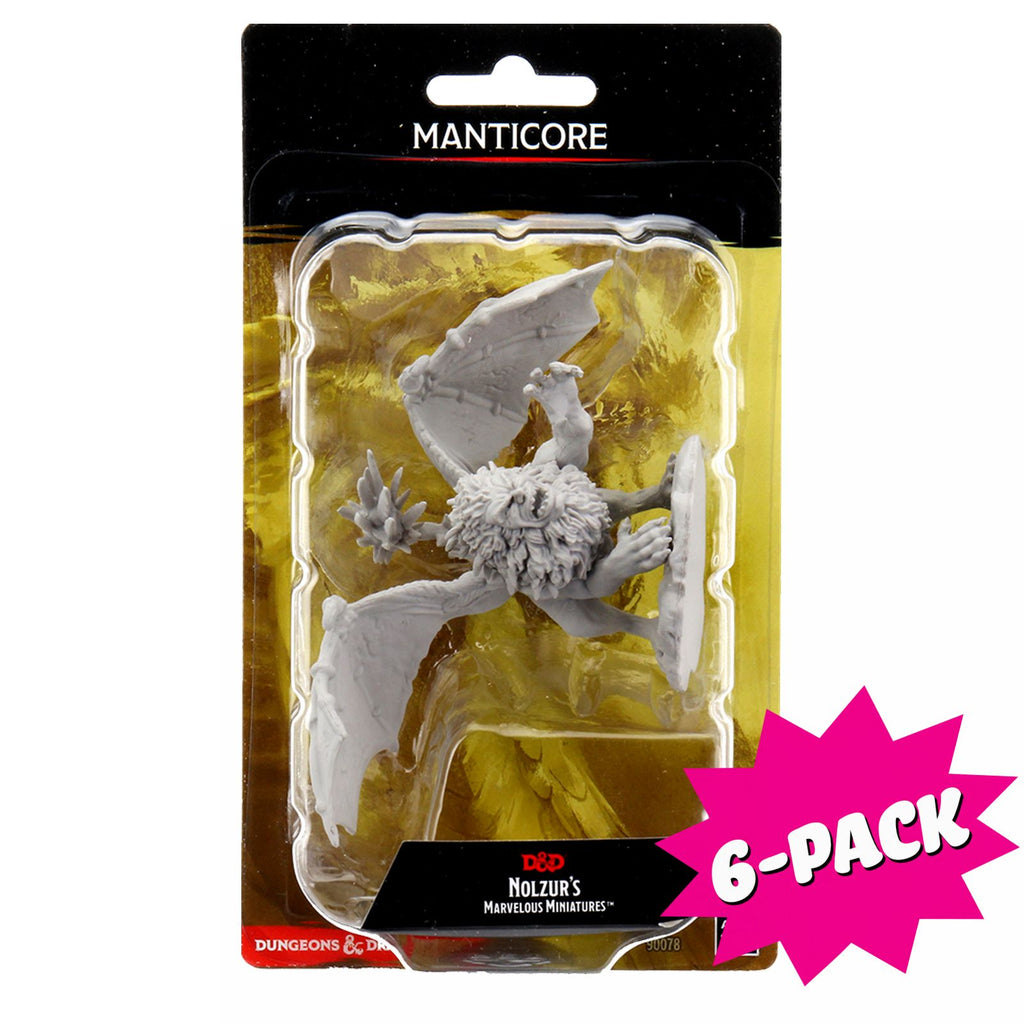 D&D Nolzur's Marvelous Miniatures: Manticore (Bundle of 6)