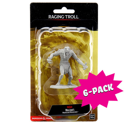 D&D Nolzur's Marvelous Miniatures - Raging Troll (Bundle of 6)
