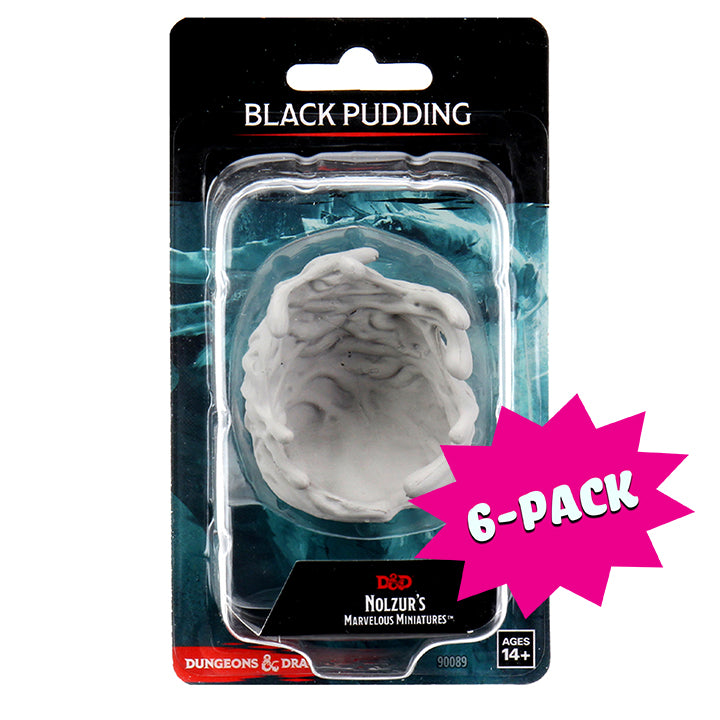 D&D Nolzur's Marvelous Miniatures - Black Pudding (Bundle of 6)