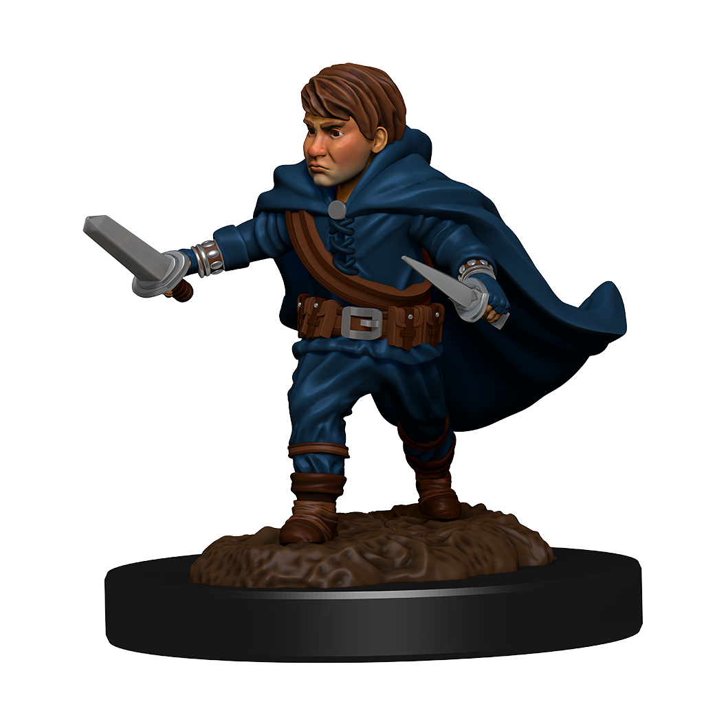 D&D Nolzur's Marvelous Miniatures Halfling Rogue Male Shop Dungeon