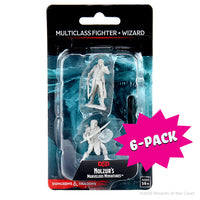D&D Nolzur's Marvelous Miniatures: Multiclass Fighter + Wizard Male (Bundle of 6)