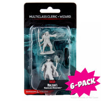 D&D Nolzur's Marvelous Miniatures: Multiclass Cleric + Wizard Male (Bundle of 6)