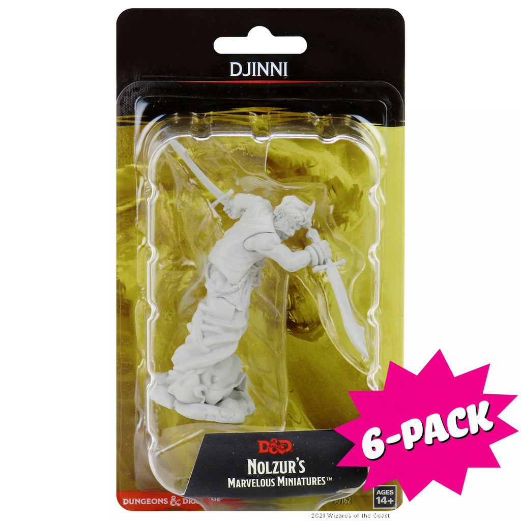 D&D Nolzur's Marvelous Miniatures: Djinni (Bundle of 6)