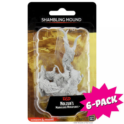 D&D Nolzur’s Marvelous Miniatures: Shambling mound (Bundle of 6)
