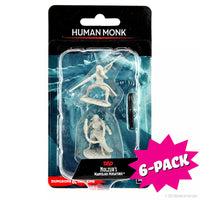 D&D Nolzur's Marvelous Miniatures: Human Monk Female (Bundle of 6)