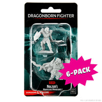 D&D Nolzur's Marvelous Miniatures: Dragonborn Fighter Male (Bundle of 6)